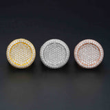 GL Round 925 Sterling Silver Moissanite Ring