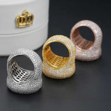 GL Round 925 Sterling Silver Moissanite Ring