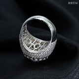 GL Iced Out VVS Moissanite Hip Hop Ring Men