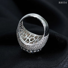 【US 3 Days Delivery】GL Iced Out VVS Moissanite Hip Hop Ring Men