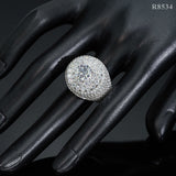 GL Iced Out VVS Moissanite Hip Hop Ring Men