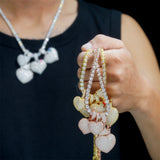 GL Lighter Heart Shaped Brass Diamond Pendants