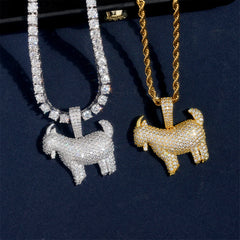 【US 3 Days Delivery】GL Lamb S925 Silver Moissanite Diamond Pendant