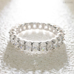 Luxury Jewelry Moissanite Rings VVS Moissanite Band 925 Sterling Silver Gold Plated Wedding Engagement Moissanite Diamond Ring