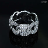 GL New Fashion Pass Diamond Tester Iced Out Hip Hop 925 Sterling Silver Moissanite Ring