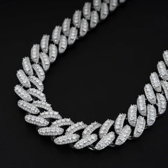 GL 16mm Iced Out Jewelry Miami Cuban Link Necklace