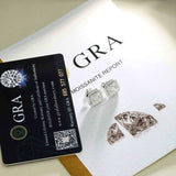 GL Silver Gold Plated Square Moissanite Diamond Stud Earrings