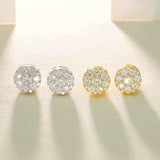 GL Hip Hop Fashion Jewelry VVS Moissanite Diamond Earrings
