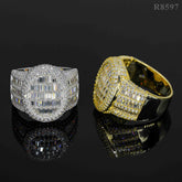 GL Luxury Fine Jewelry VVS Moissanite Men Hip Hop Ring
