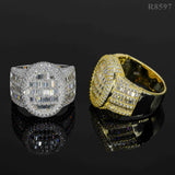 GL Luxury Fine Jewelry VVS Moissanite Men Hip Hop Ring