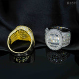 GL Luxury Fine Jewelry VVS Moissanite Men Hip Hop Ring
