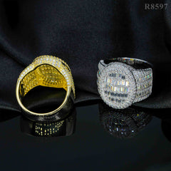 GL Luxury Fine Jewelry VVS Moissanite Men Hip Hop Ring