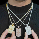 GL Ice Out Hip Hop Cross Zircon Diamond Pendant