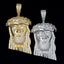GL Hip Hop Jewelry Custom Silver Moissanite Jesus Pendant