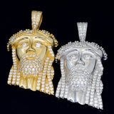 GL Hip Hop Jewelry Custom Silver Moissanite Jesus Pendant