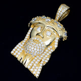 GL Hip Hop Jewelry Custom Silver Moissanite Jesus Pendant