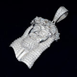 GL Hip Hop Iced Out Moissanite Diamond Jesus Pendants