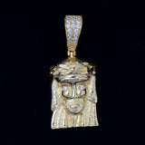 GL Iced Out Custom Moissanite Diamond Jesus Pendant