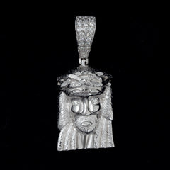 GL Iced Out Custom Moissanite Diamond Jesus Pendant