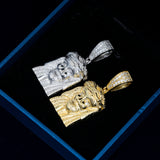 GL Iced Out Custom Moissanite Diamond Jesus Pendant