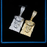 GL Iced Out Custom Moissanite Diamond Jesus Pendant