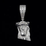 GL 18k Gold Plated Silver Miossanite DiamondsJesus Pendant