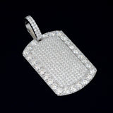 GL Iced Out Hip Hop Nameplate pendant