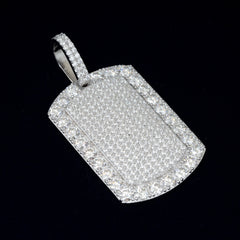 GL Iced Out Hip Hop Nameplate pendant