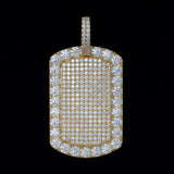 GL Iced Out Hip Hop Nameplate pendant