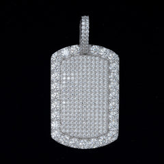 GL Iced Out Hip Hop Nameplate pendant