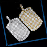 GL Iced Out Hip Hop Nameplate pendant