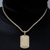 GL Iced Out Hip Hop Nameplate pendant