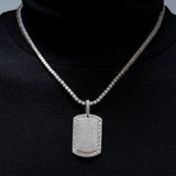 GL Iced Out Hip Hop Nameplate pendant