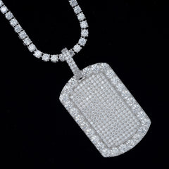 GL Iced Out Hip Hop Nameplate pendant