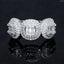 GL Fine Jewelry Iced Out Diamond Silver Hip Hop 925 Luxury Moissanite Diamond Ring