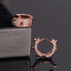 GL Fashion Jewelry Luxury VVS Moissanite Diamond Hoop Earrings