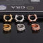 GL Fashion Jewelry Luxury S925 Silver VVS Moissanite Diamond Hoop Earrings