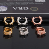 GL Fashion Jewelry Luxury VVS Moissanite Diamond Hoop Earrings