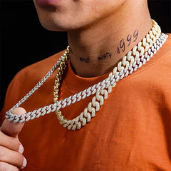 GL 10mm 2 Rows Miami Cuban Chain