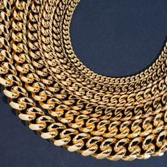 6MM Stainless Steel Cuban Chain with Moissanite Box Clasp