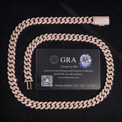 GL 10mm 2 Rows High-End Cuban Chain