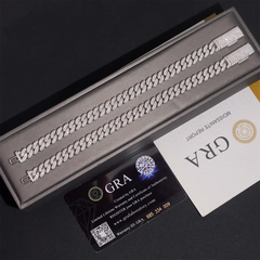 8mm Hiphop Miami Moissanite Cuban Link Chain