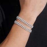 8mm Hiphop Miami Moissanite Cuban Link Chain