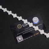 GL Iced Out Cross S925 Silver 5A+ Diamond Tennis Chain