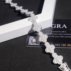 GL Iced Out Cross S925 Silver Moissanite Diamond Tennis Chain