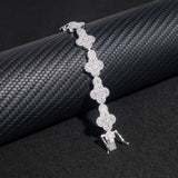 GL Iced Out Cross S925 Silver 5A+ Diamond Tennis Chain