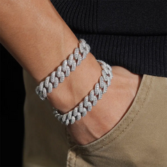 13MM VVS Moissanite Miami Cuban Link Chain