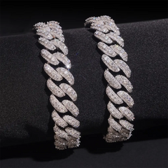 13MM VVS Moissanite Miami Cuban Link Chain