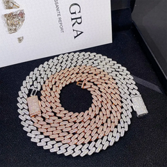 GL 10MM Baguette Miami Cuban Link Chain