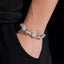 13MM Flower Infinity VVS Moissanite Cuban Link Bracelet